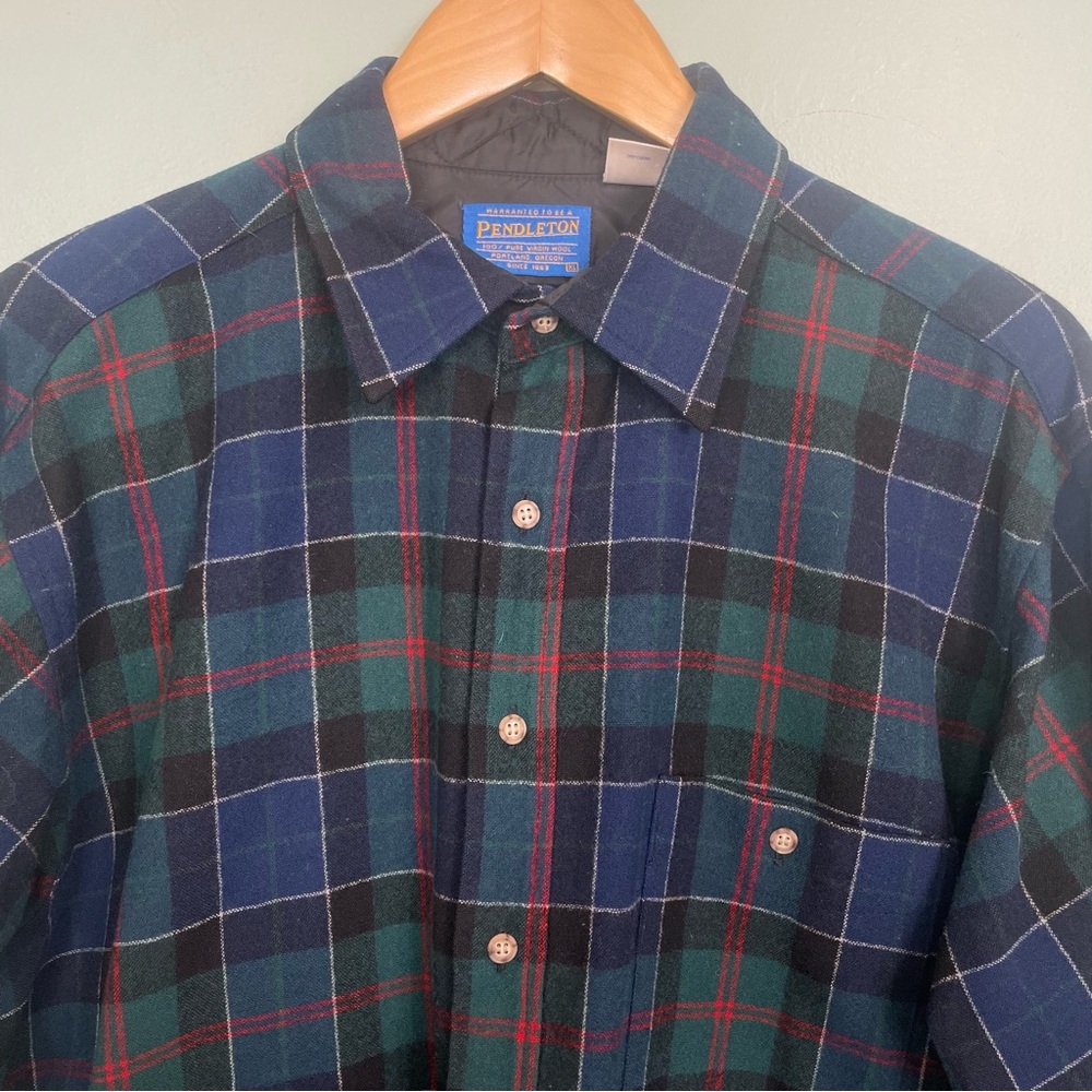 Pendleton Pure Wool Button Downs Plaid Flannel El… - image 2